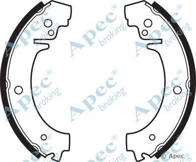 APEC BRAKING shu95 -  Комплект тормозных колодок